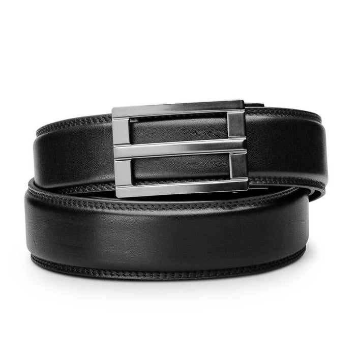 Kore Essentials leather ratchet belt and Excel buckle