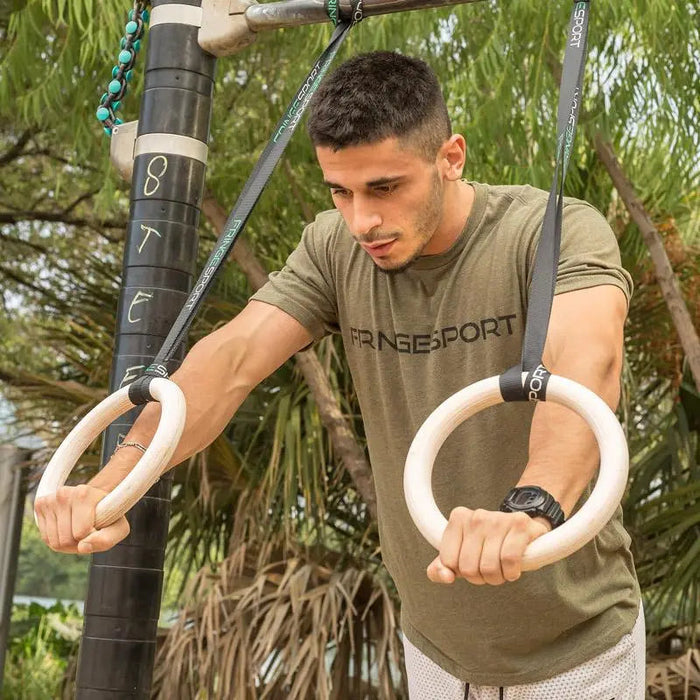Competition Gymnastic Rings - With Straps (395839564)