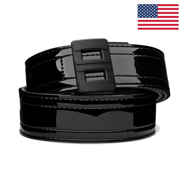 Kore Essentials USA Made High Gloss Duty Belt with a D2 Buckle