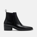 Dante Black Leather Chelsea Boots