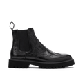 Dax Midnight Black Leather Chelsea Boots