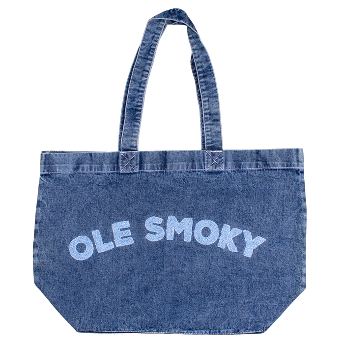DENIM SHOPPER TOTE