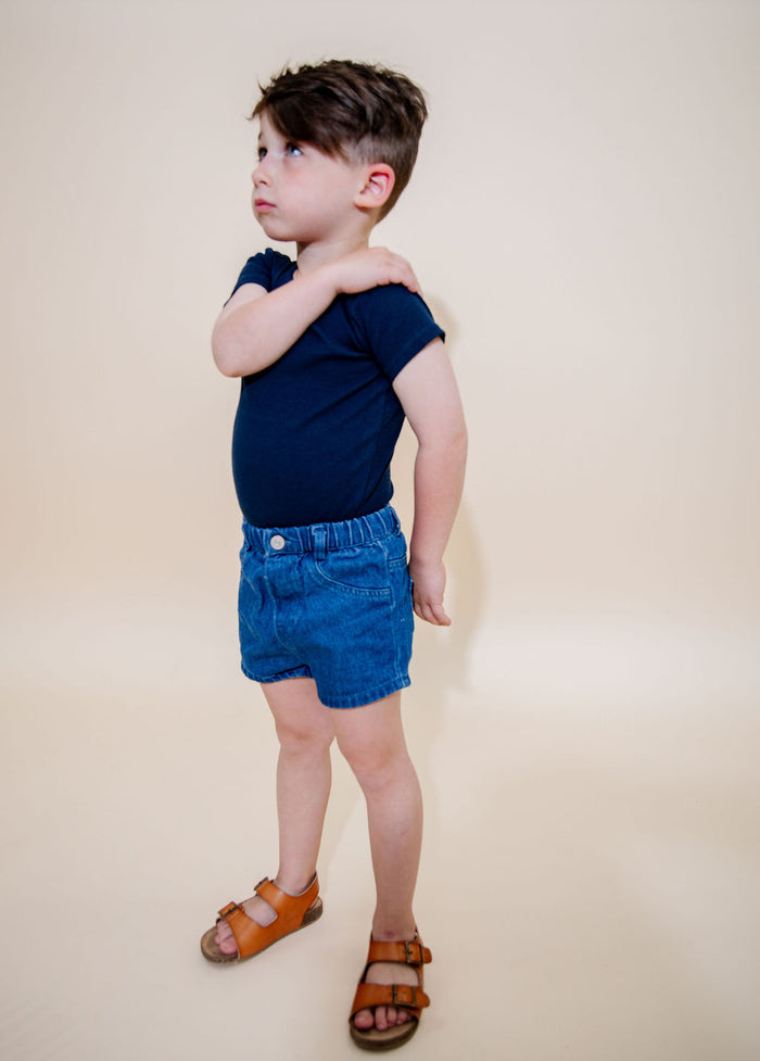 Denim Shorts - Blue Denim