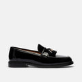 Denzel Black Patent Leather Tassel Loafers
