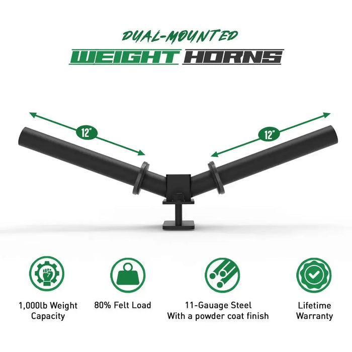 Dual Mounted Weight Horns (7873719009327) (8037290868783)