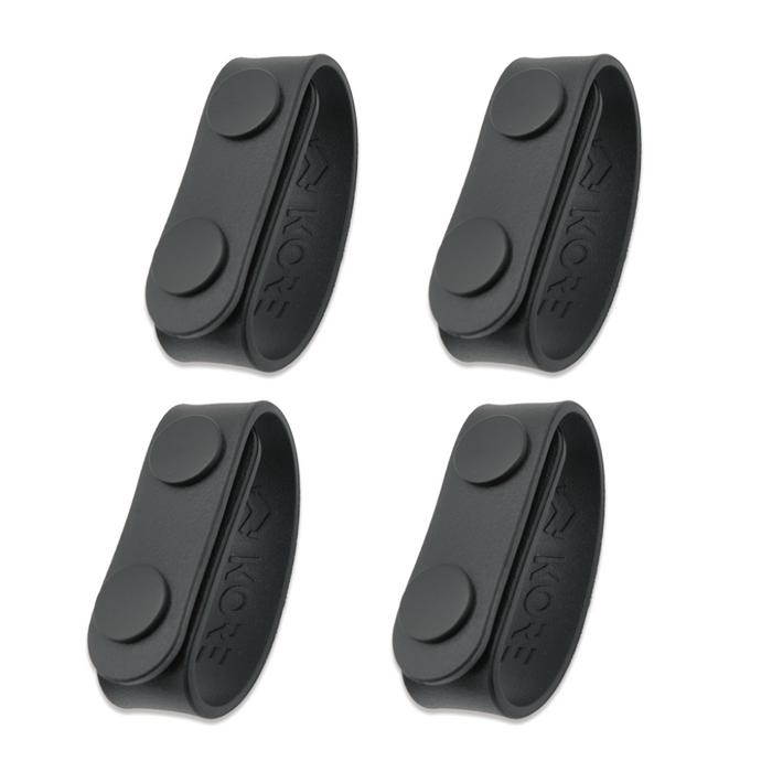Kore Essentials Duty Belt Keepers Solid Black 2.25"
