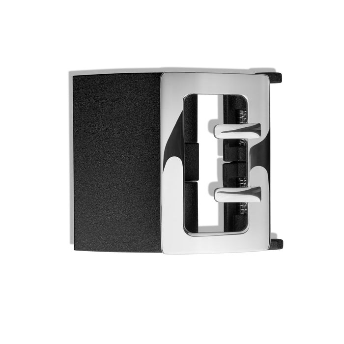 Kore Essentials D3 Chrome Sam Browne Duty Belt Buckle on a White Background