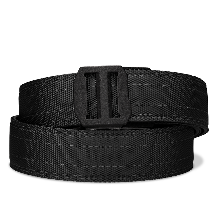 Kore Essentials Black Tactical Gun Belt with an X7 Buckle