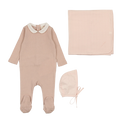 Edged Collar Layette Set