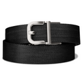 Kore Essentials Black Nylon Ratcheting Belt with a Nickel Element Buckle