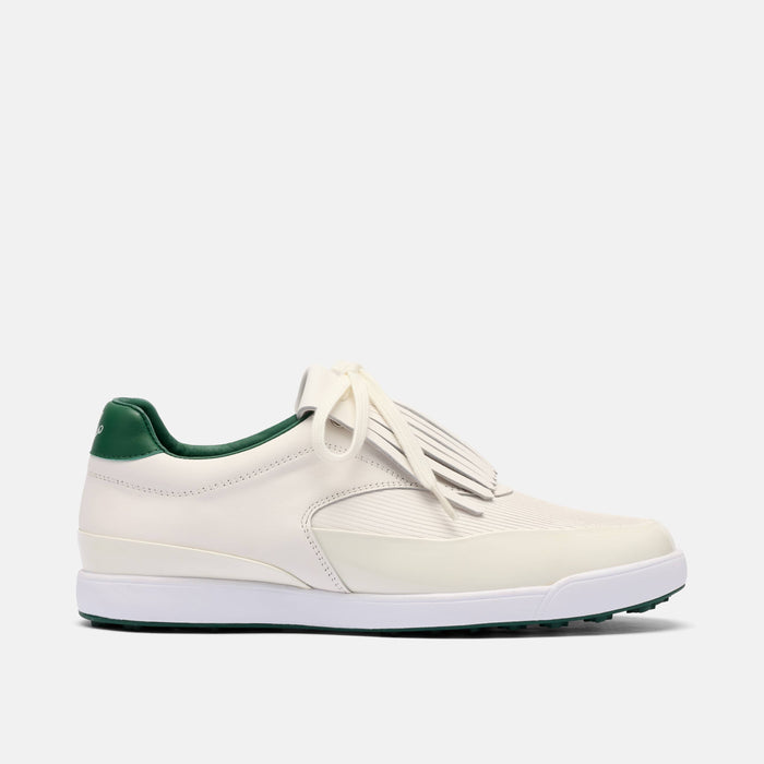 Fairway White/Cream Leather Golf Shoe