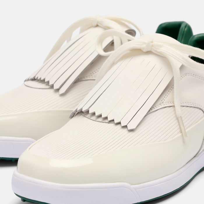 Fairway White/Cream Leather Golf Shoe