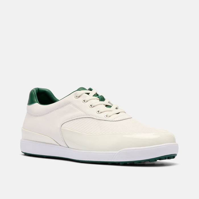 Fairway White/Cream Leather Golf Shoe