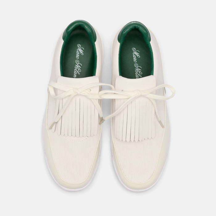 Fairway White/Cream Leather Golf Shoe