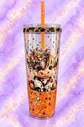 🐮✨ Fall Highland Cow - 24 oz