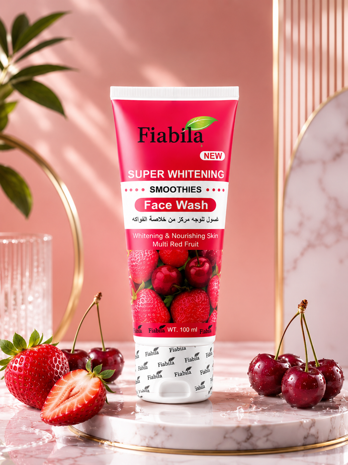 Fiabila Super Whitening Face Wash 100ml – Multi Red Fruit