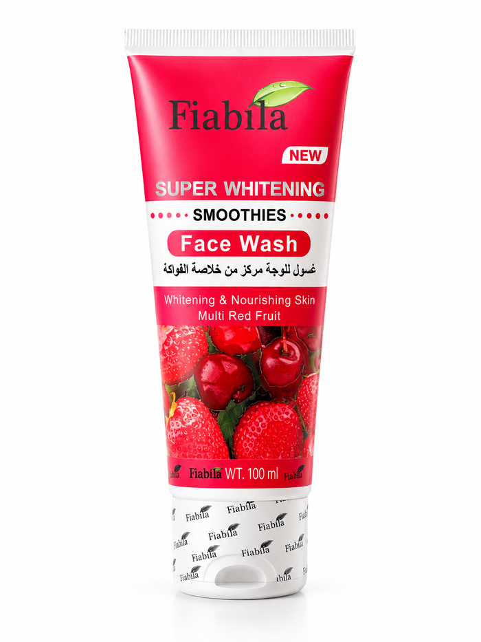 Fiabila Super Whitening Face Wash 100ml – Multi Red Fruit