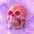 Filigree Skull Straw Topper
