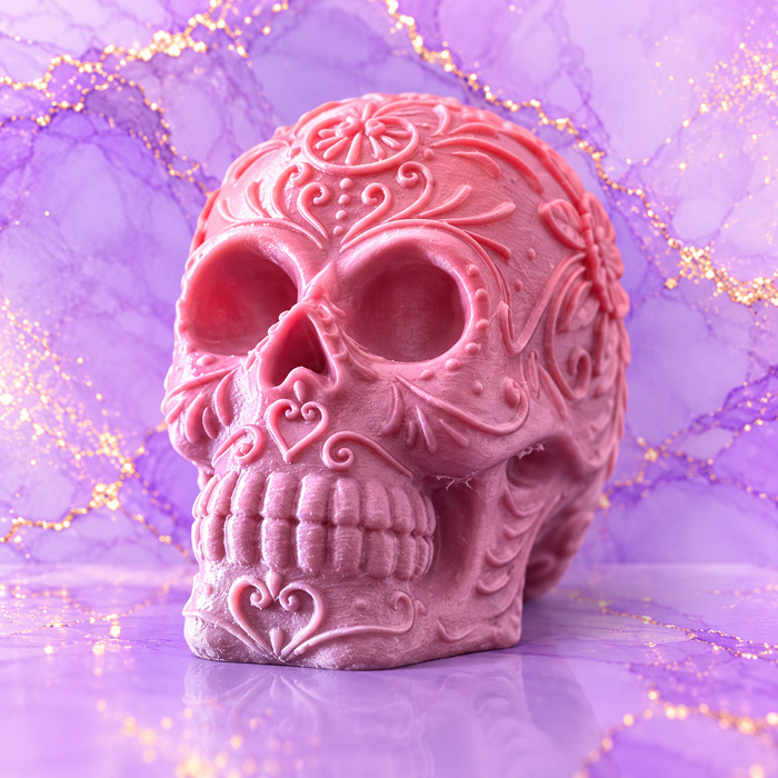 Filigree Skull Straw Topper