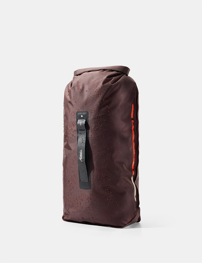 garnet dry bag on a white background