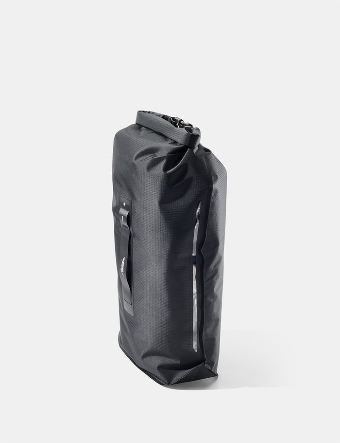black dry bag on a white background