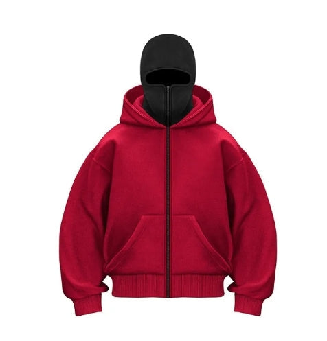 Fleece-lined Hooded Sweater