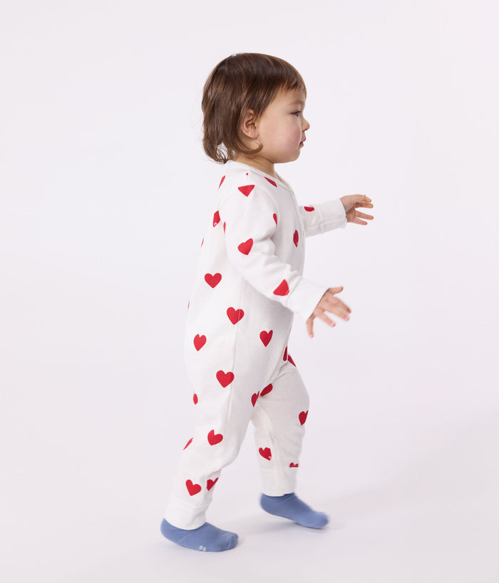 FW26 - A00E9 01 WHITE RED BABY FALL WINTER 2026 HEARTS NEWBORN