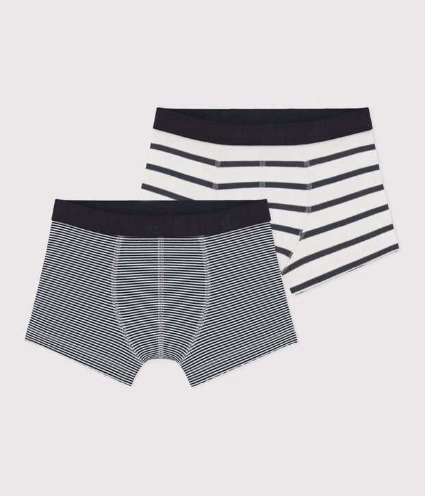 FW26 - A01FR 00 WHITE NAVY BOY FALL WINTER 2026 NEW ARRIVAL STRIPES UNDERWEAR