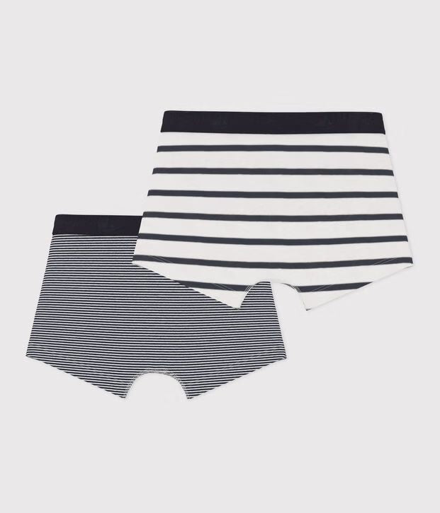 FW26 - A01FR 00 WHITE NAVY BOY FALL WINTER 2026 NEW ARRIVAL STRIPES UNDERWEAR