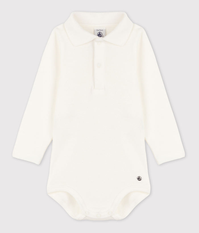 FW26 - A05Q2 01 WHITE BABY BODYSUITS FALL WINTER 2026 NEWBORN PERMANENTS