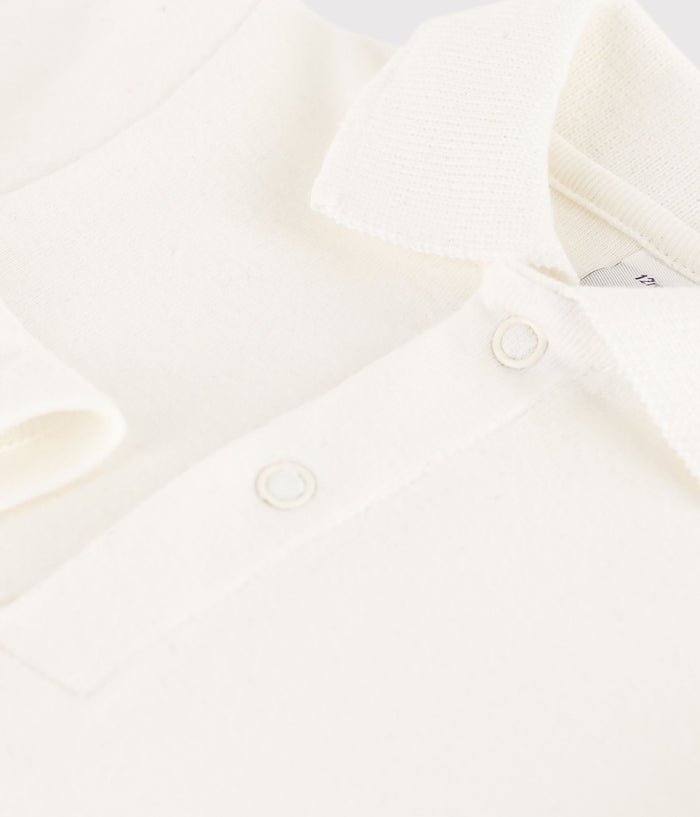 FW26 - A05Q2 01 WHITE BABY BODYSUITS FALL WINTER 2026 NEWBORN PERMANENTS