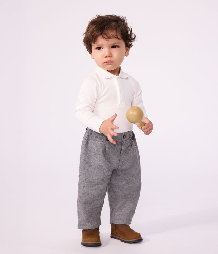 FW26 - A05Q2 01 WHITE BABY BODYSUITS FALL WINTER 2026 NEWBORN PERMANENTS