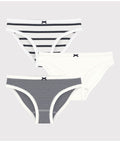 FW26 - A0AA2 00 WHITE NAVY GIRL SPRING SUMMER 2026 STRIPES UNDERWEAR