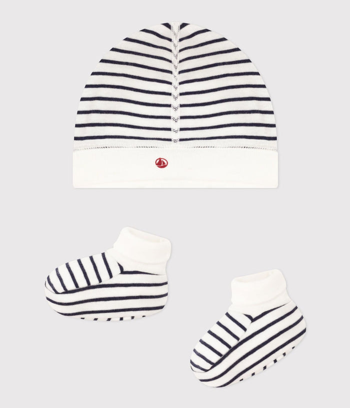 FW26 - A0ARY 00 WHITE NAVY ACCESSORIES BABY GIFT NEWBORN STRIPES