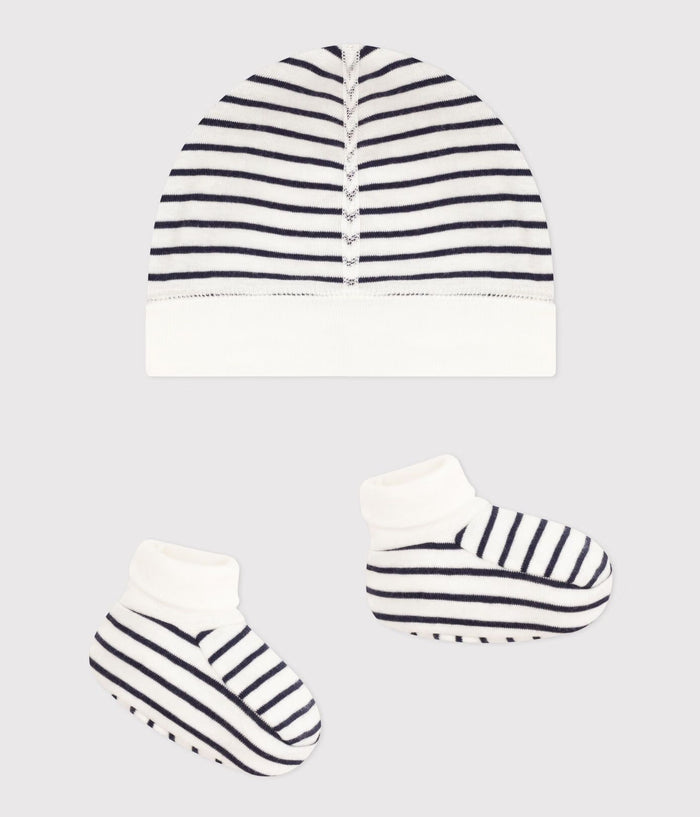 FW26 - A0ARY 00 WHITE NAVY ACCESSORIES BABY GIFT NEWBORN STRIPES