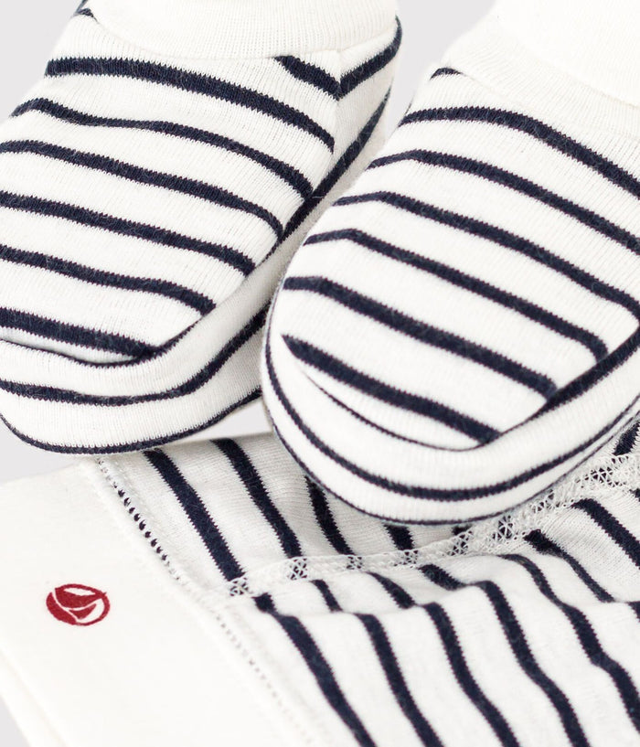 FW26 - A0ARY 00 WHITE NAVY ACCESSORIES BABY GIFT NEWBORN STRIPES