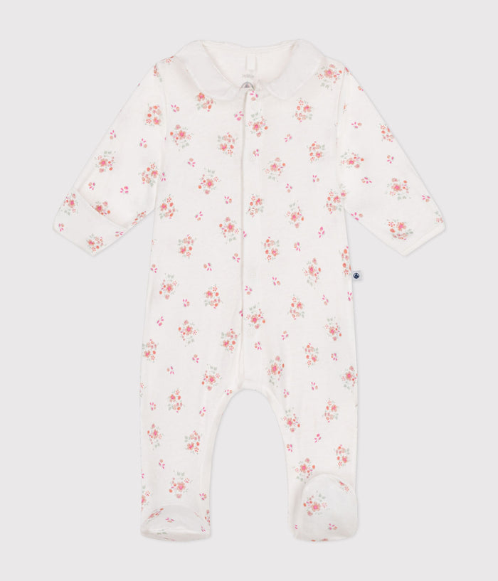 FW26 - A0AV5 01 WHITE MULTI BABY BODYSUITS FALL WINTER 2026 FLORAL NEWBORN