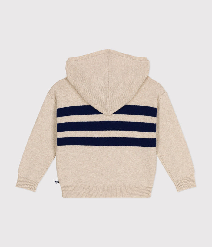 FW26 - A0AWF 01 CREAM NAVY BOY FALL WINTER 2026 OUTERWEAR SAILOR STRIPES TOPS
