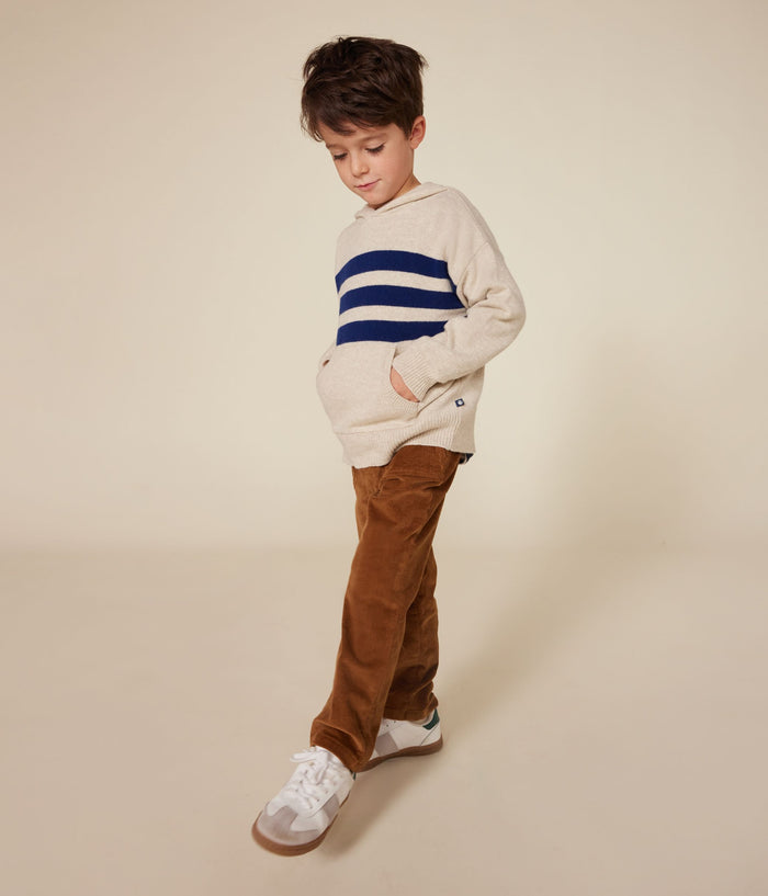 FW26 - A0AWF 01 CREAM NAVY BOY FALL WINTER 2026 OUTERWEAR SAILOR STRIPES TOPS