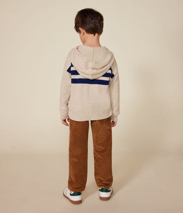 FW26 - A0AWF 01 CREAM NAVY BOY FALL WINTER 2026 OUTERWEAR SAILOR STRIPES TOPS