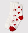 FW26 - A0B22 01 WHITE RED ACCESSORIES FALL WINTER 2026 GIRL HEARTS
