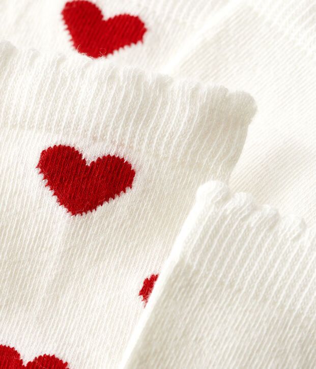 FW26 - A0B22 01 WHITE RED ACCESSORIES FALL WINTER 2026 GIRL HEARTS