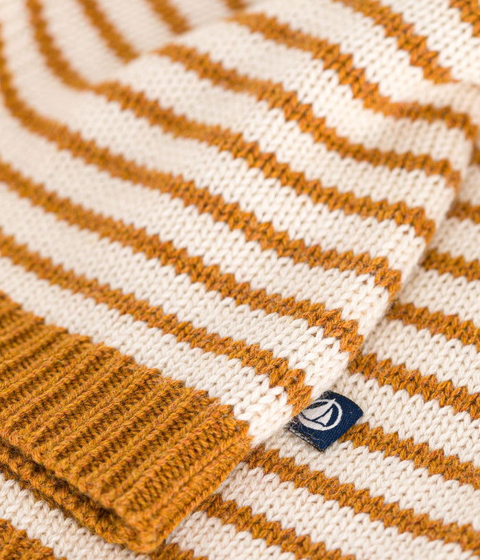 FW26 - A0B3T 07 BROWN CREAM BABY FALL WINTER 2024 STRIPES TOPS