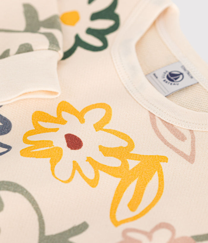 FW26 - A0BM5 02 CREAM FLOWER BABY FALL WINTER 2026 FLORAL TOPS