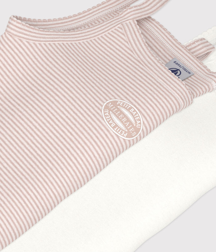 FW26 - A0BMS 00 WHITE PINK FALL WINTER 2026 GIRL TOPS UNDERWEAR
