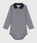 FW26 - A0BQE 01 SMOKING/MARSHMALLOW BABY BODYSUITS FALL WINTER 2026 NEWBORN STRIPES