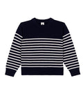 FW26 - A0CJ1 01 NAVY WHITE BOY FALL WINTER 2026 SAILOR STRIPES TOPS