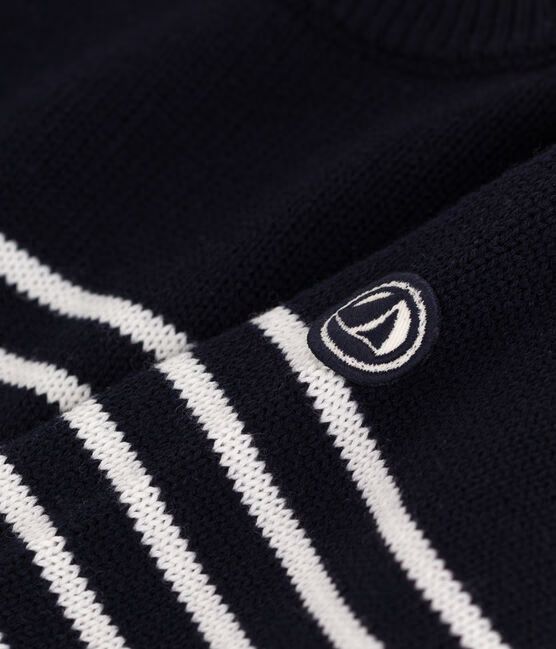 FW26 - A0CJ1 01 NAVY WHITE BOY FALL WINTER 2026 SAILOR STRIPES TOPS