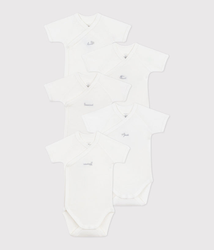 FW26 - A0CNP 00 WHITE BABY BODYSUITS FALL WINTER 2026 NEWBORN PERMANENTS