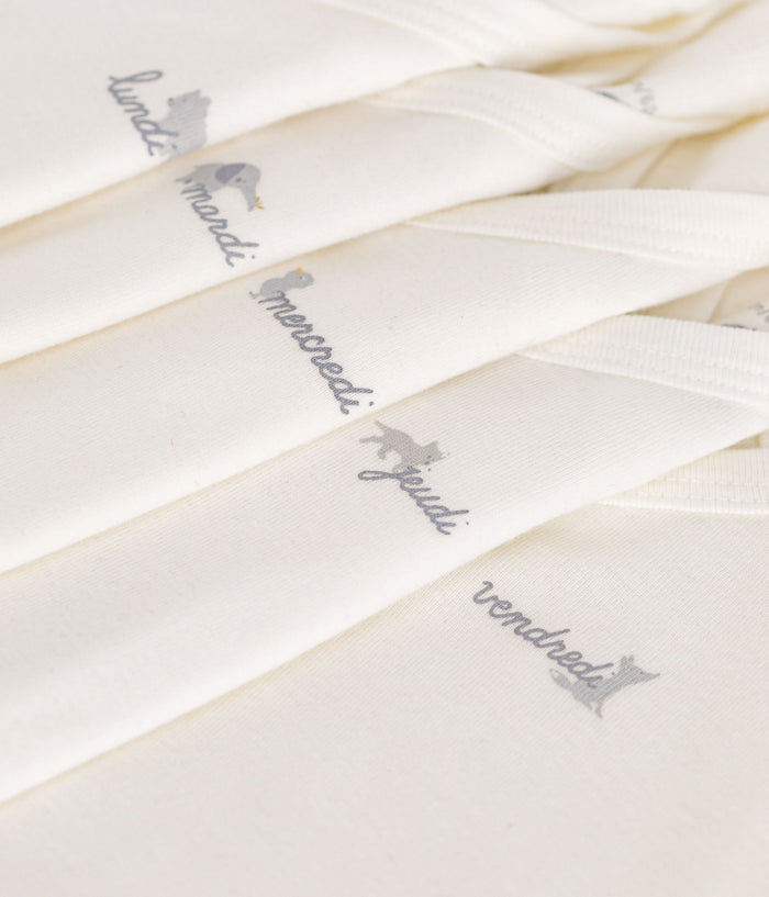 FW26 - A0CNP 00 WHITE BABY BODYSUITS FALL WINTER 2026 NEWBORN PERMANENTS